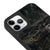 iPhone 11 Pro Schwarzer Marmor Hülle - Glossy - Ohne Popsocket