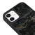 iPhone 12 Mini Schwarzer Marmor Hülle - Glossy - Ohne Popsocket