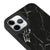 iPhone 11 Pro Schwarz Weiß Hülle - Glossy - Ohne Popsocket