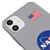 iPhone 11 Nasa Usa Hülle - Farbiges Silikon - Grau