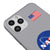 iPhone 11 Pro Nasa Usa Hülle - Farbiges Silikon - Grau