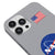 iPhone 12 Pro Max Nasa Usa Hülle - Farbiges Silikon - Grau