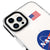 iPhone 13 Pro Max Nasa Usa Hülle - Artycase - Schwarz