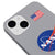 iPhone 14 Plus Nasa Usa Hülle - Farbiges Silikon - Grau