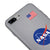 iPhone 7 Plus Nasa Usa Hülle - Farbiges Silikon - Grau