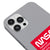 iPhone 12 Pro Max Space Admin Hülle - Farbiges Silikon - Grau