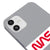iPhone 12 Mini Nasa Logo Hülle - Farbiges Silikon - Grau