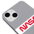 iPhone 13 Nasa Logo Hülle - Farbiges Silikon - Grau