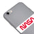 iPhone 6 Nasa Logo Hülle - Farbiges Silikon - Grau
