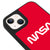 iPhone 13 Mini Nasa Rot Farbiges Hülle - Glossy - Ohne Popsocket