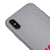 iPhone XS Nasa Rotes Logo Hülle - Farbiges Silikon - Grau
