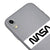 iPhone XR Nasa Schwarz Hülle - Farbiges Silikon - Grau