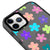 iPhone 11 Pro Max Bunte Blumen Hülle - Artycase - Cool Schwarz