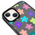 iPhone 13 Bunte Blumen Hülle - Artycase - Cool Schwarz