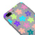 iPhone 7 Plus Bunte Blumen Hülle - Farbiges Silikon - Grau