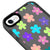 iPhone 8 Bunte Blumen Hülle - Artycase - Cool Schwarz