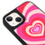 iPhone 13 Rosa Herz Hülle - Glossy - Ohne Popsocket