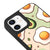 iPhone 12 Mini Ei und Avocado Hülle - Glossy - Ohne Popsocket