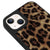 iPhone 14 Brauner Leopard Hülle - Glossy - Ohne Popsocket