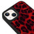 iPhone 13 Roter Leopard Hülle - Glossy - Ohne Popsocket