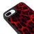 iPhone 8 Plus Roter Leopard Hülle - Glossy - Ohne Popsocket