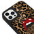 iPhone 14 Pro Leopard Stones Hülle - Glossy - Ohne Popsocket