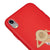 iPhone XR Şeyma Belichtung Hülle - Farbiges Silikon - Rot