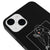 iPhone 13 Mini Skizzieren Hülle - Farbiges Silikon - Schwarz