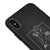 iPhone XS Skizzieren Hülle - Farbiges Silikon - Schwarz