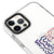 iPhone 12 Pro Friedensliebe Hülle - Artycase - Weiß