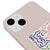 iPhone 13 Mini Friedensliebe Hülle - Farbiges Silikon - Puder
