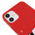 iPhone 12 Mini Schwarzes Auge Hülle - Farbiges Silikon - Rot