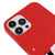 iPhone 12 Pro Max Schwarzes Auge Hülle - Farbiges Silikon - Rot
