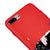iPhone 7 Plus Schwarzes Auge Hülle - Farbiges Silikon - Rot