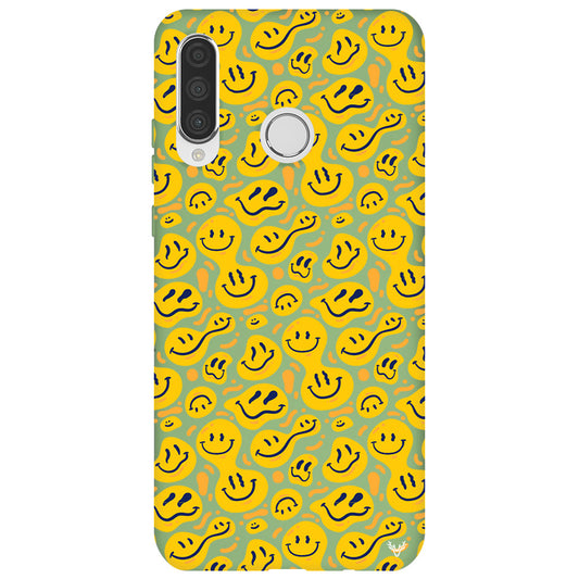 Huawei P30 Lite Smiley Sticker Hülle