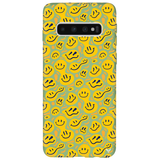 Samsung S10 Smiley Sticker Hülle