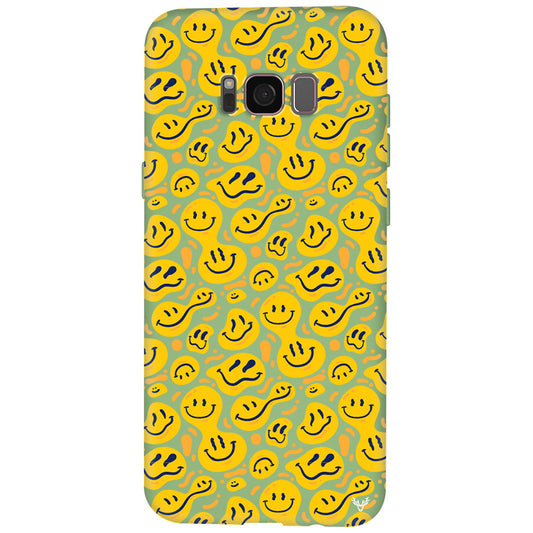 Samsung S8 Smiley Sticker Hülle