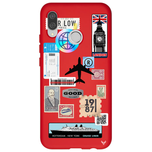 Huawei P20 Lite Reise Sticker Hülle