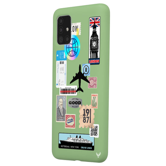 Samsung A51 Reise Sticker Hülle