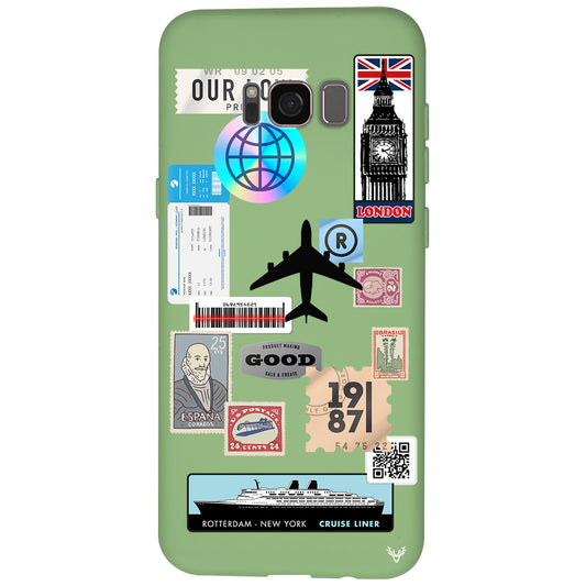 Samsung S8 Reise Sticker Hülle