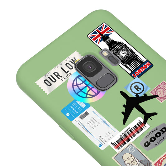 Samsung S9 Reise Sticker Hülle