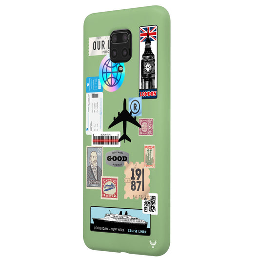 Xiaomi Redmi Note 9 Pro Reise Sticker Hülle