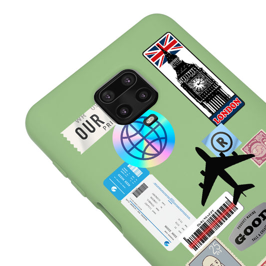Xiaomi Redmi Note 9 Pro Reise Sticker Hülle