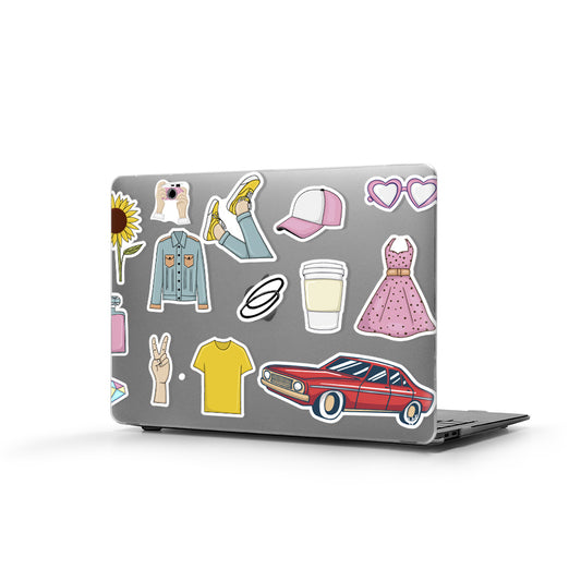 Apple MacBook Pro Hardcover Pink Life Hülle